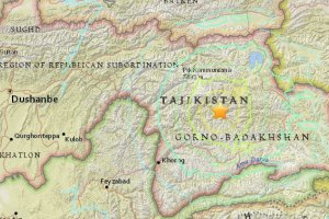 В Таджикистане рядом с озером Сарез произошло 7-балльное землетрясение