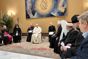 Представители украинских Церквей впервые встретились с Папой Римским
