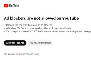 YouTube хочет запретить смотреть видео в браузере с включенным блокировщиком рекламы – СМИ