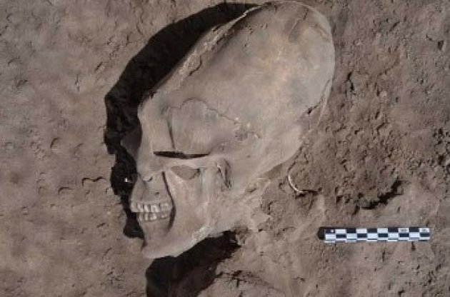 Археологи откопали черепа "мексиканских чужих"